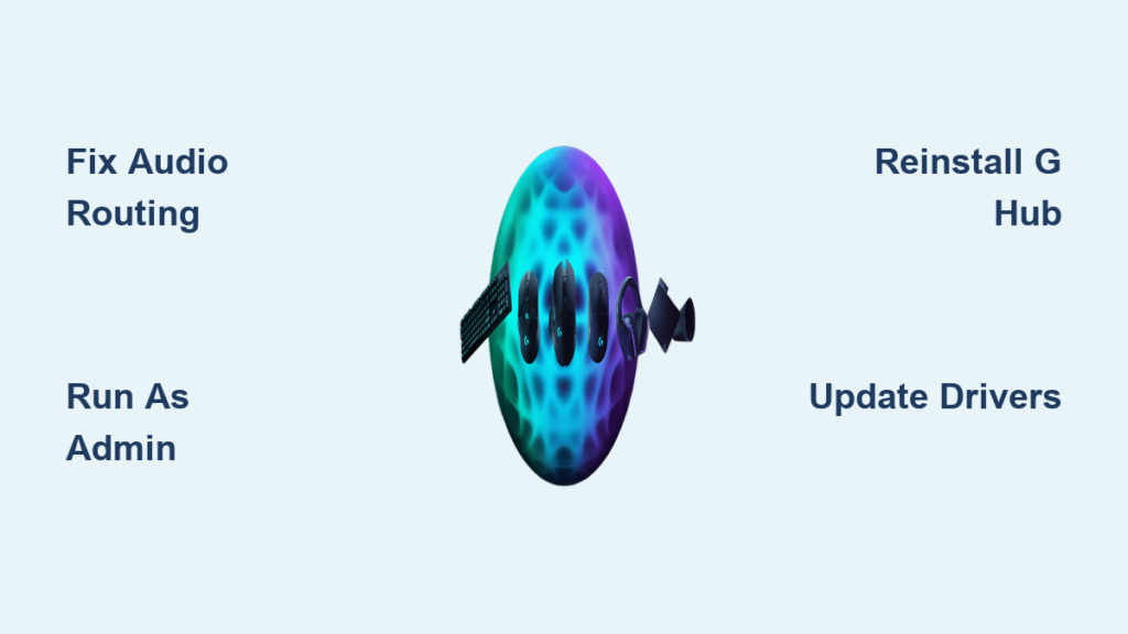 Fix Logitech Audio Visualizer Not Working Issue